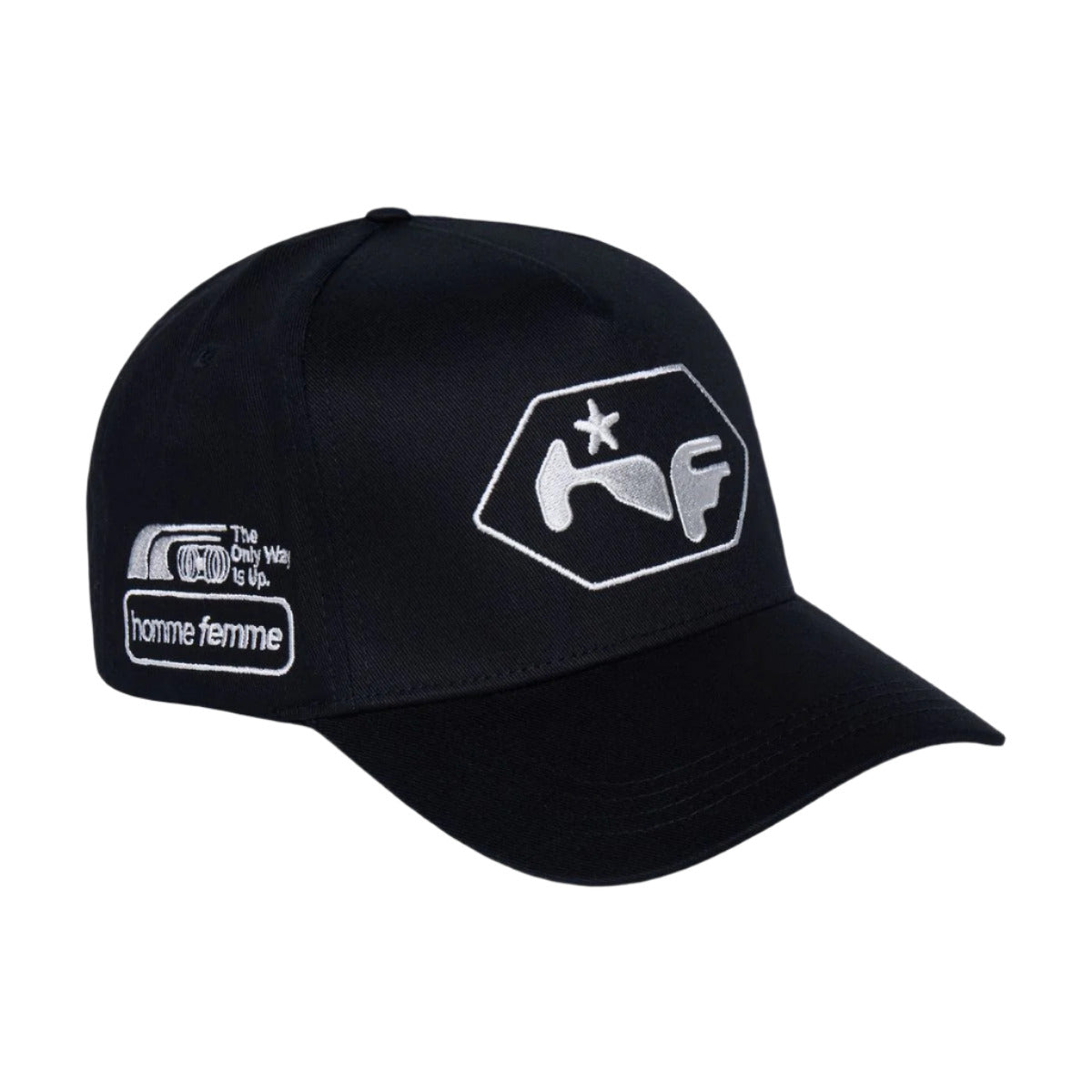 HOMME + FEMME LA Performance Hat Ultra Black