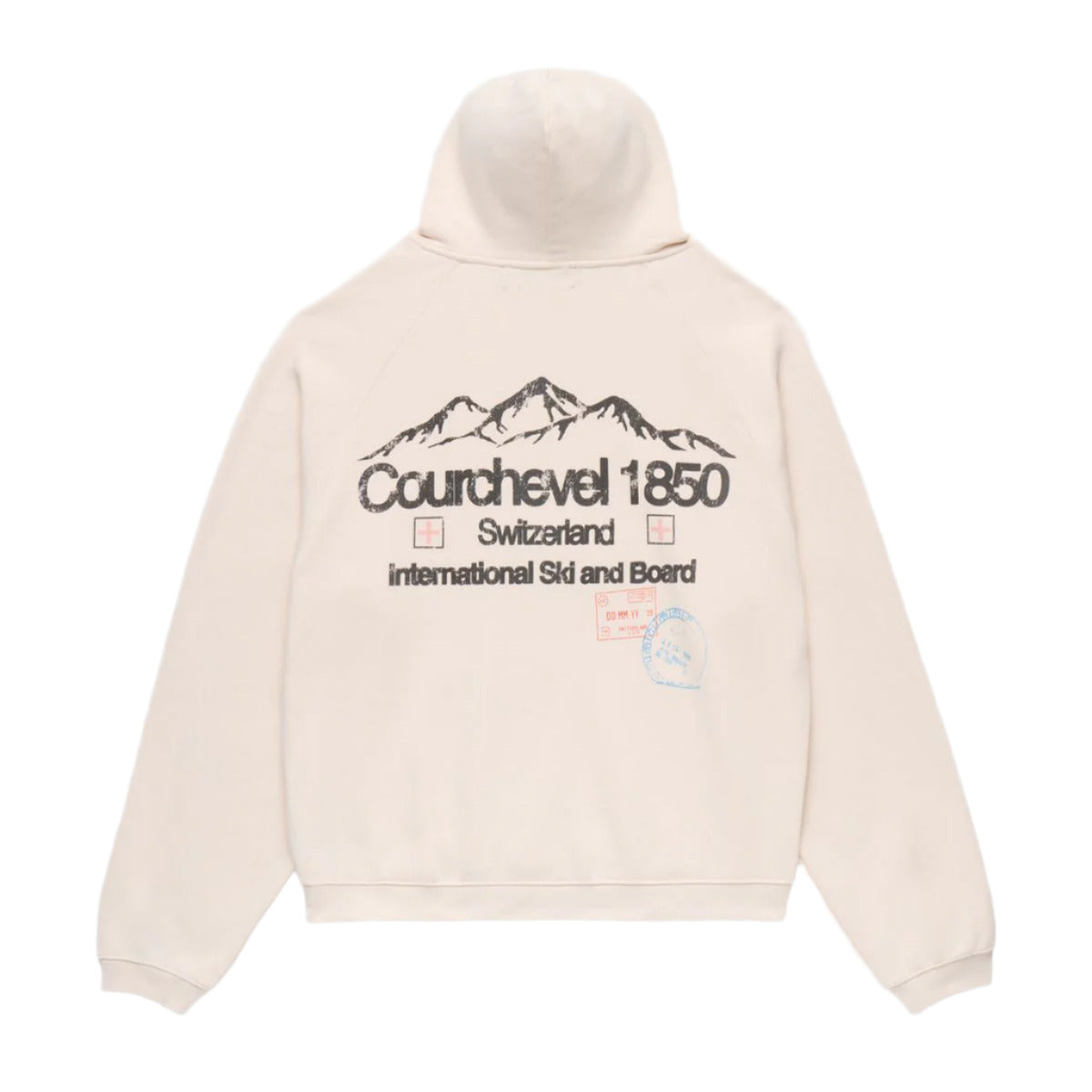 Homme Femme Snow Bunny Hoodie Cream