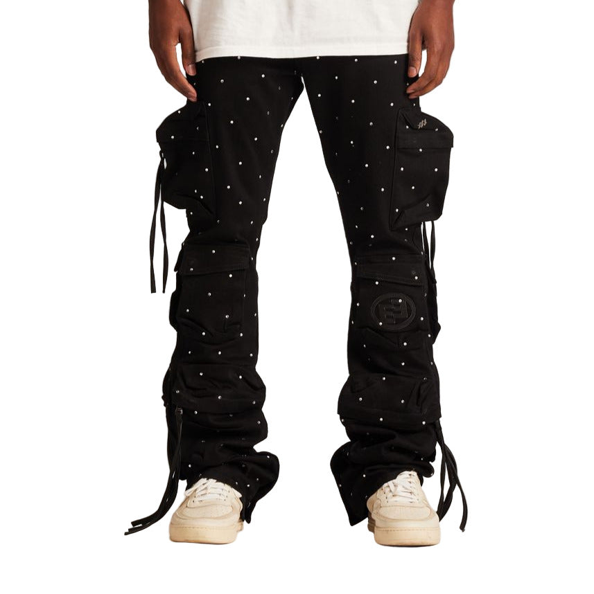 Embellish HAWK CARGO FLARE (BLACK)-ICED BLACK