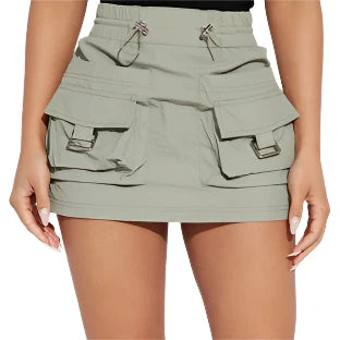 jone(s) Women Play No Games Micro Mini Cargo Skirt