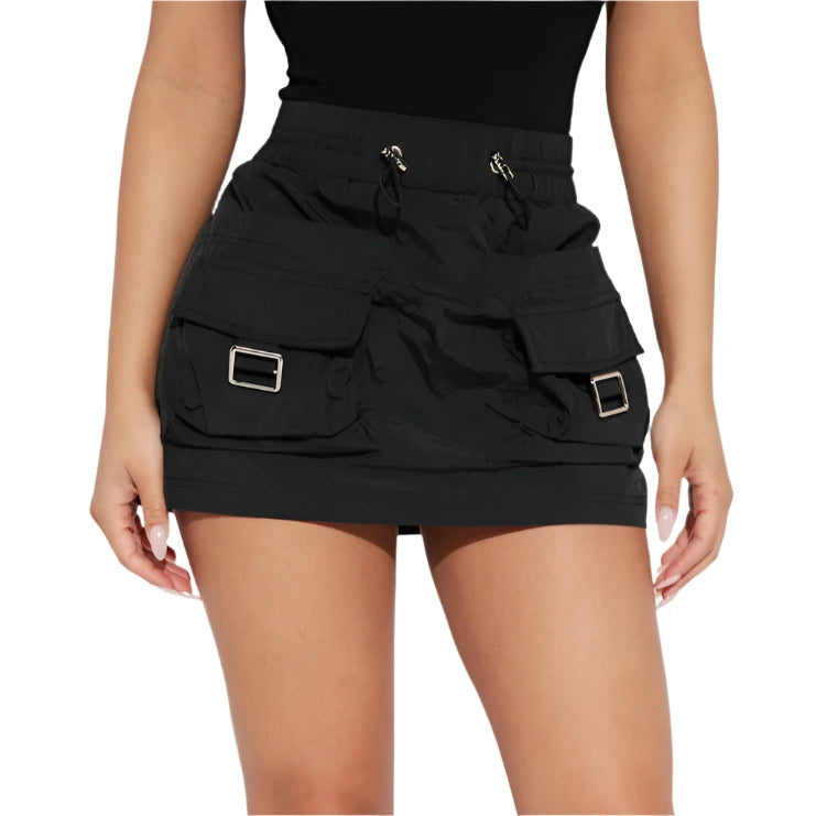 jone(s) Women Play No Games Micro Mini Cargo Skirt