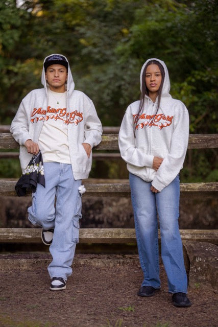 jone(s) White Gold "Delta" Oatmeal Full Zip Hoody