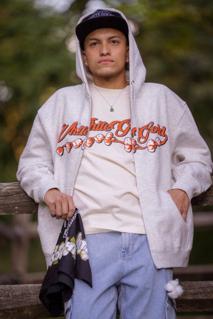 jone(s) White Gold "Delta" Oatmeal Full Zip Hoody