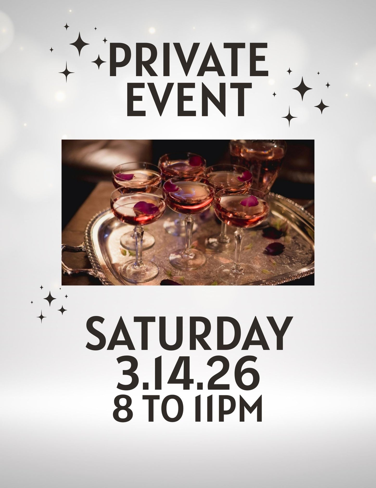 3.14.26 PRIVATE EVENT