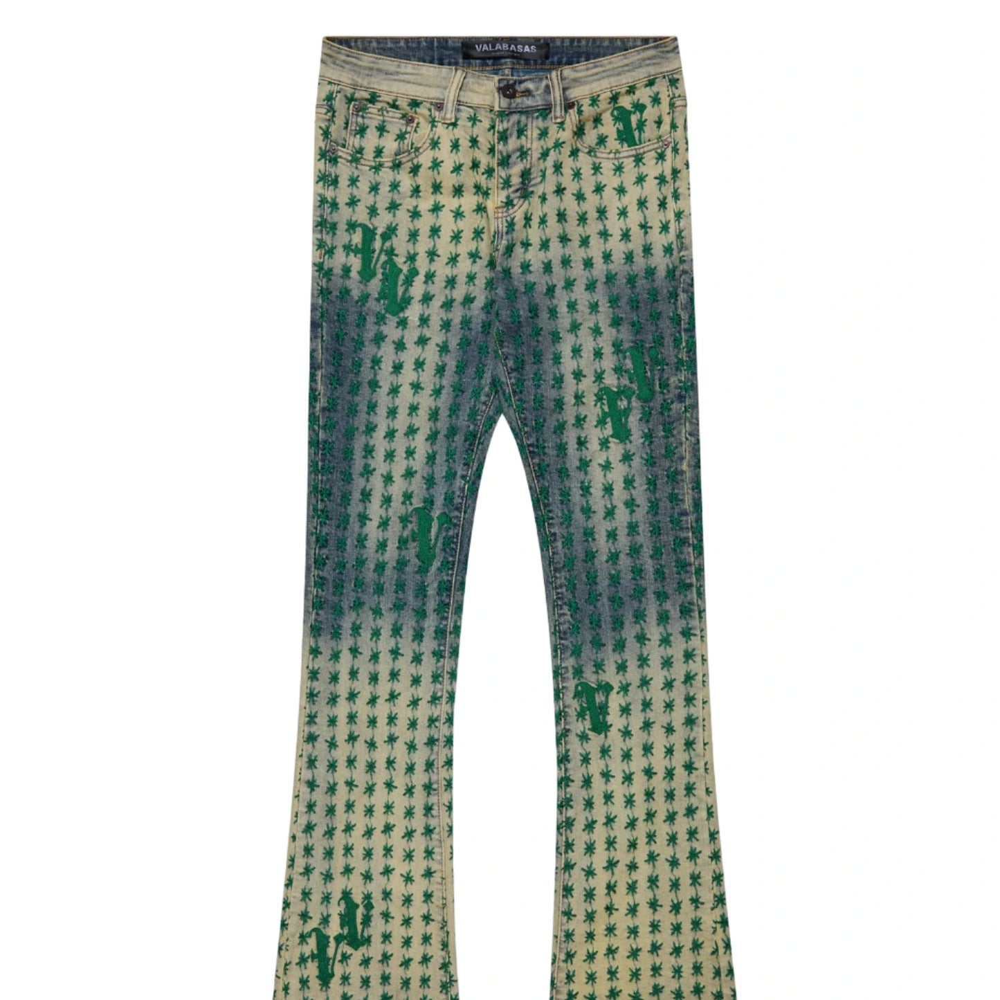 Valabasas "ASTERISK" BLUE/GREEN STACKED FLARE