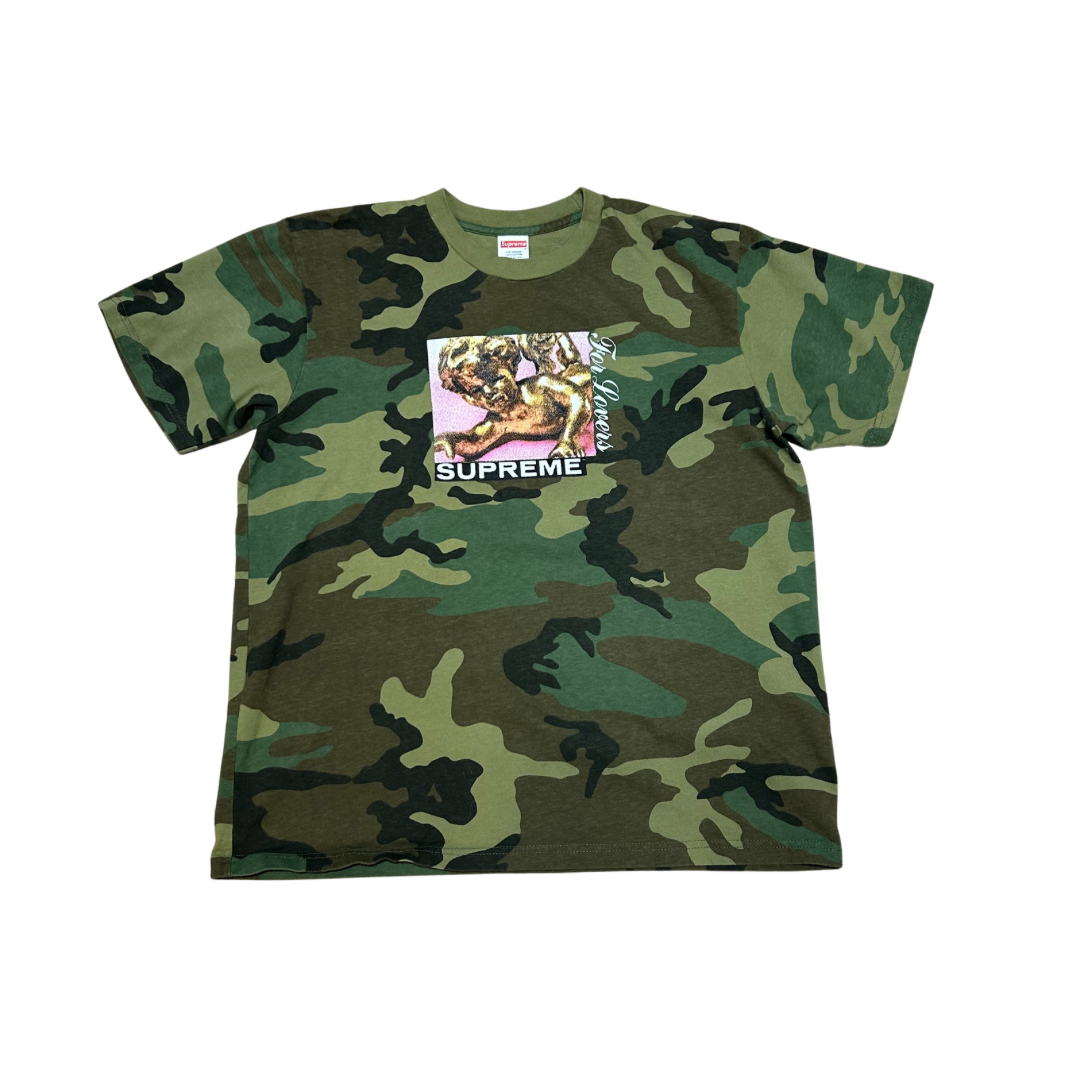 Supreme tee shirt reallydangerous camo