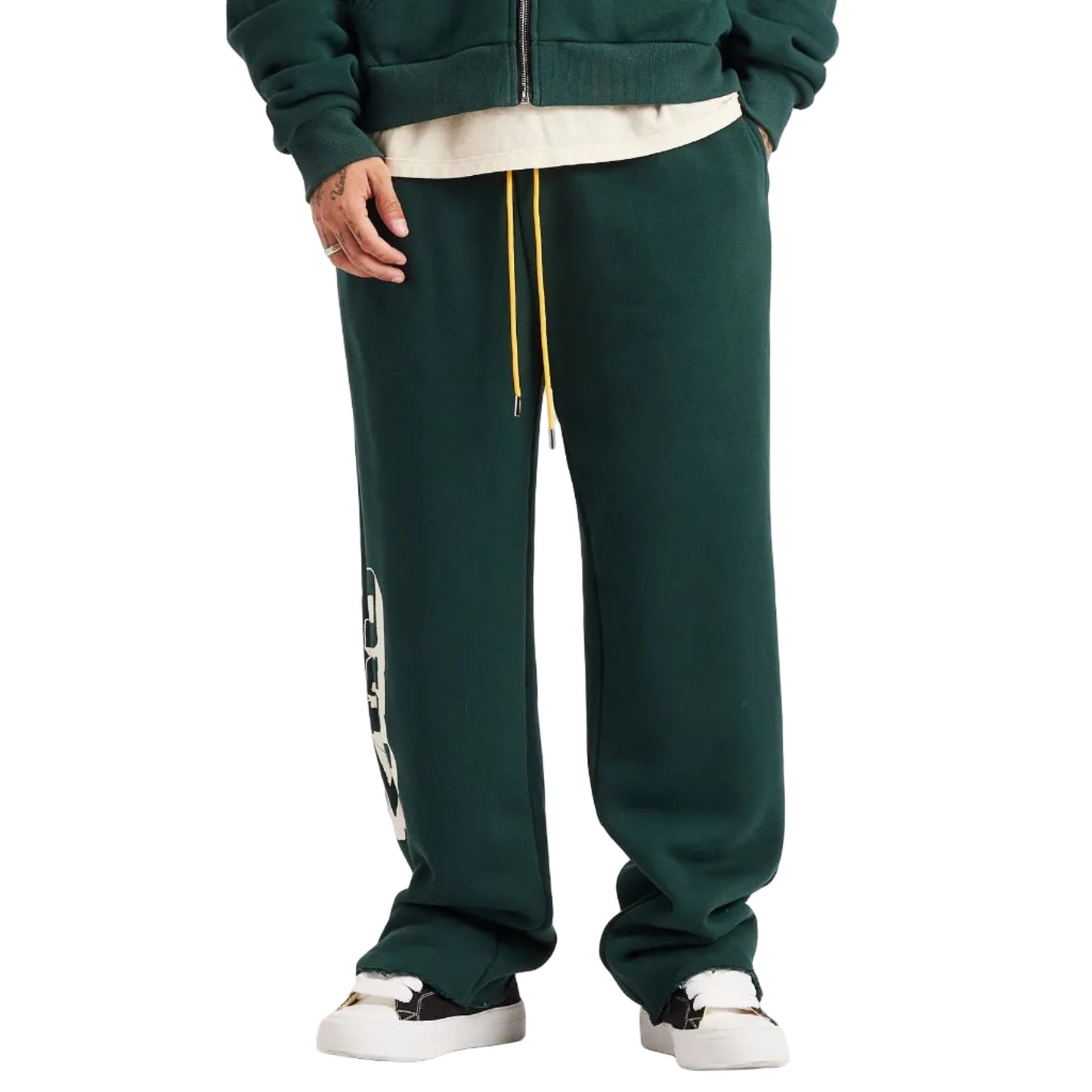 DIET STARTS MONDAY Star Sweatpants Pine Green