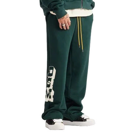 DIET STARTS MONDAY Star Sweatpants Pine Green