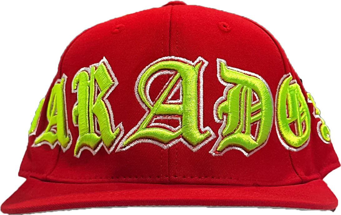 Paradox Old Varsity Fitted Hat Red