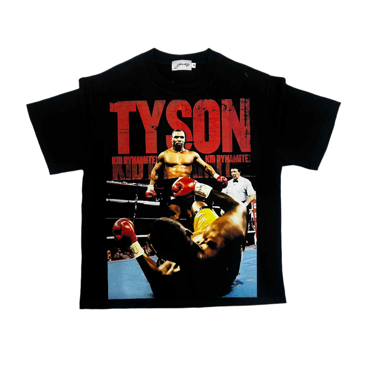 jone(s) Tyson's Punch-Out!! Boxy Faded Tee Black
