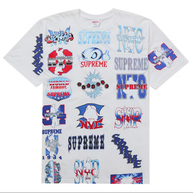 Supreme Flash Tee White