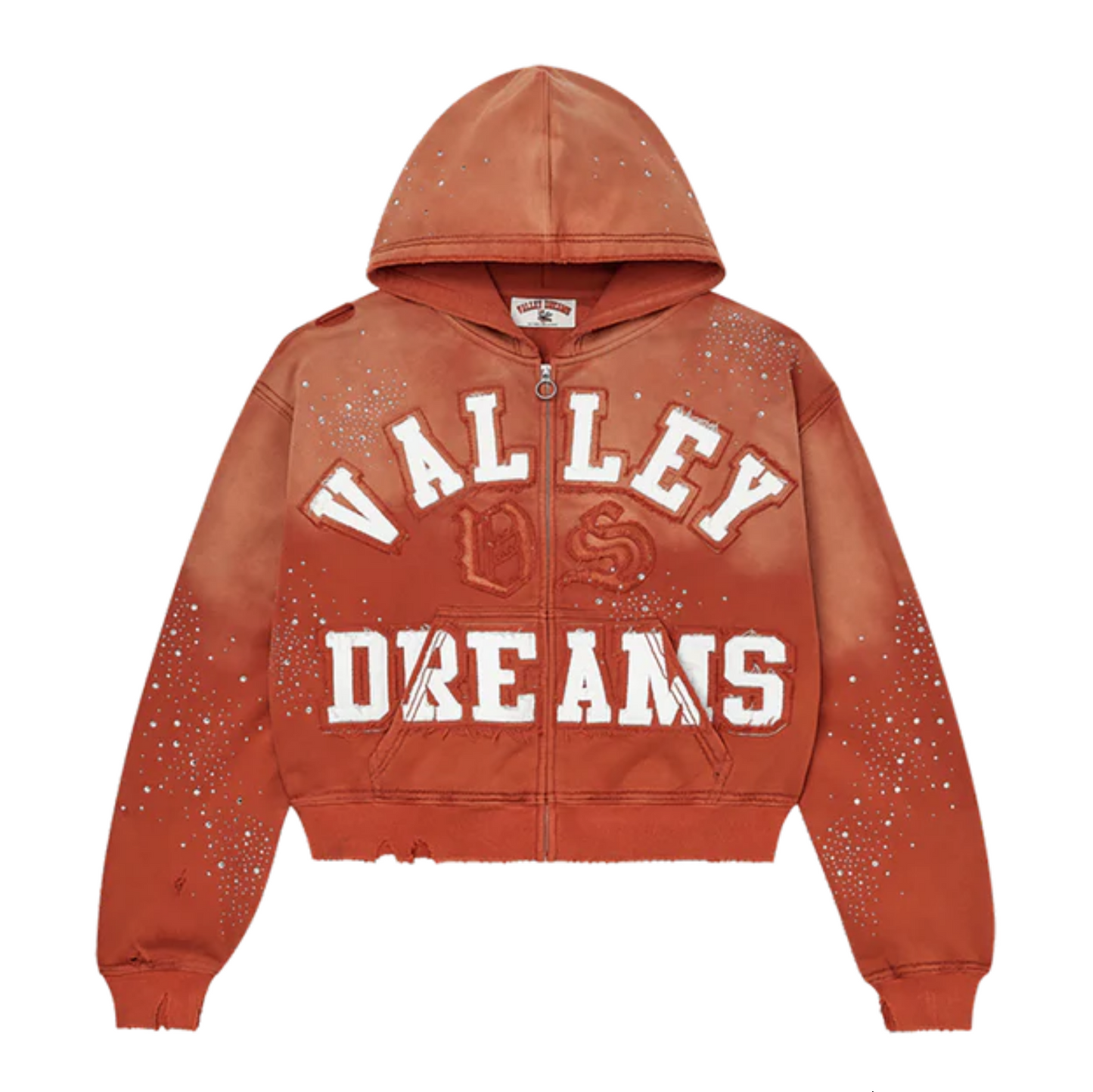 VALE CLASSICO ZIP UP HOODIE ORANGE