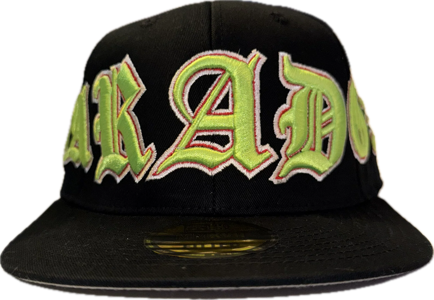 Paradox Old Varsity Fitted Hat Black