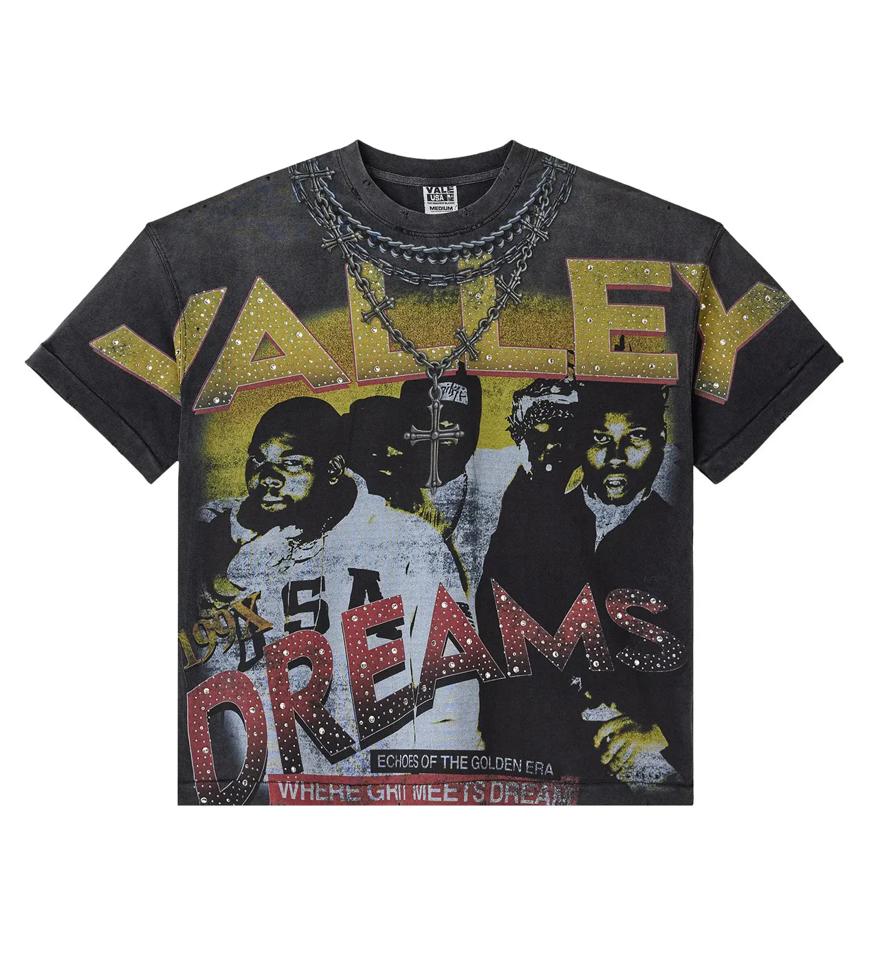VALE CHAMBERS BLING TEE BLACK