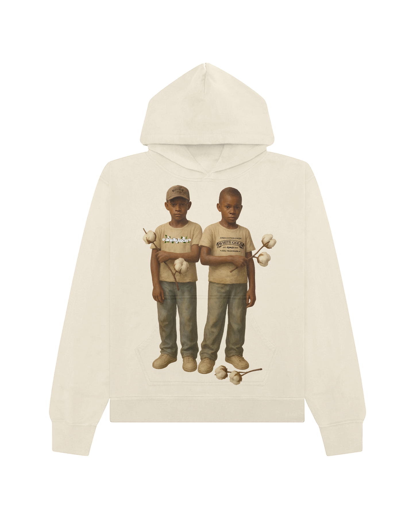 jone(s) White Gold Reflections Hoody Cream