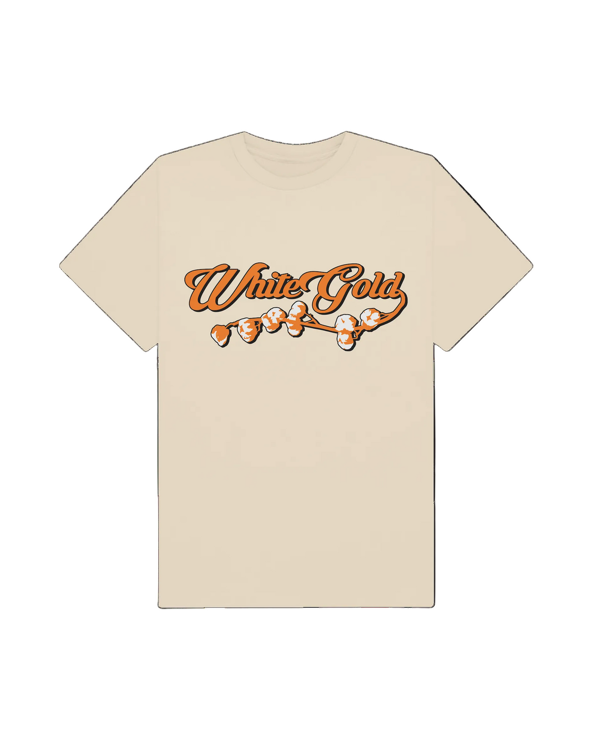 Jones White Gold T Shirt - Double Sided