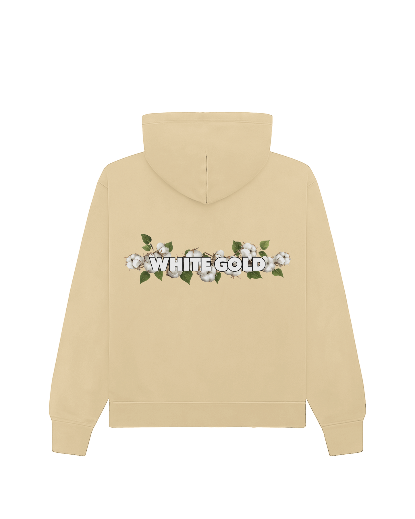 jone(s) White Gold Cotton Goods Hoody Light Yellow