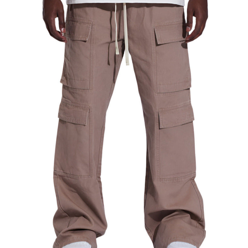 CRYSP DENIM JAMES CARGO FLARE TAN