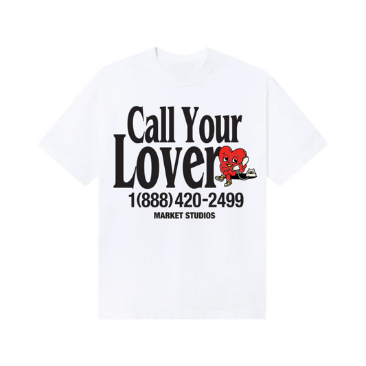 MARKET STUDIOS CALL YOUR LOVER T-SHIRT