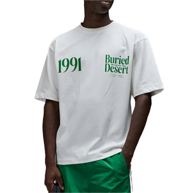 CRIMINAL DAMAGE BURIED DEEP T-SHIRT WHITE