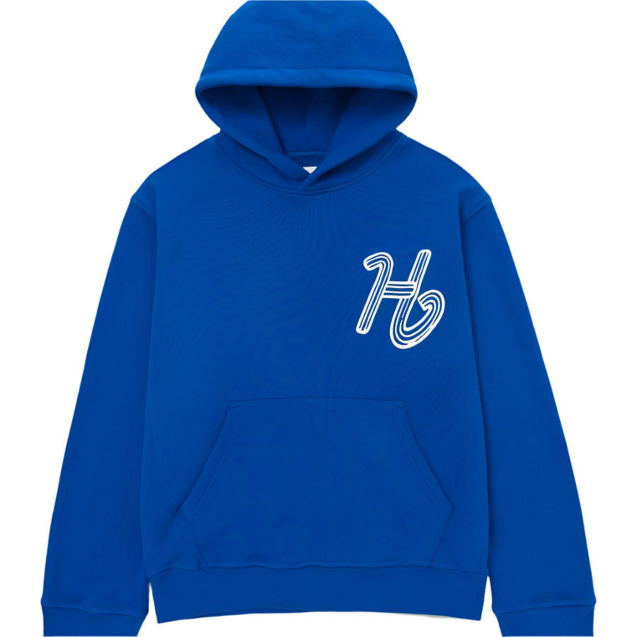 HONOR THE GIFT CURSIVE HONOR HOODY BLUE