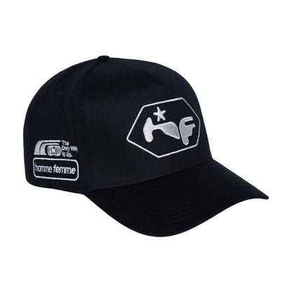 HOMME + FEMME LA Performance Hat Ultra Black