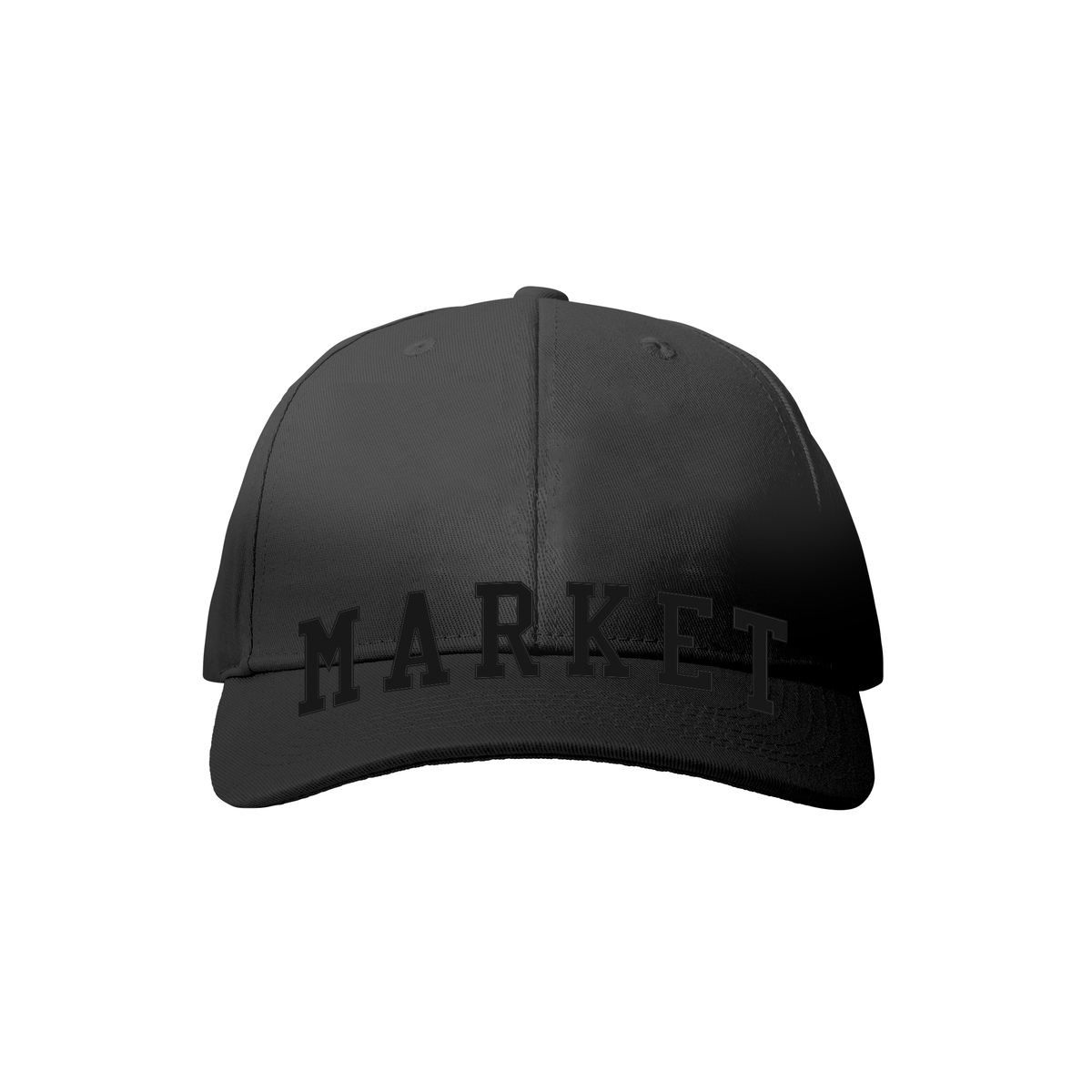 MARKET Vintage Arc 6 Panel Hat Pirate Black