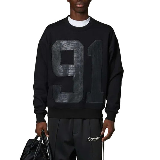 CRIMINAL DAMAGE ANIMAL 91 SWEATSHIRT BLACK