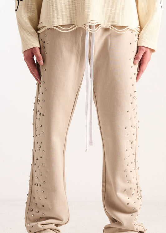Embellish Ice Lounge Pants Tan
