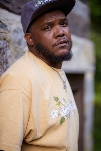 Jones White Gold Cotton Stem Tee Wheat