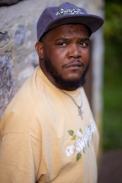 Jones White Gold Cotton Stem Tee Wheat