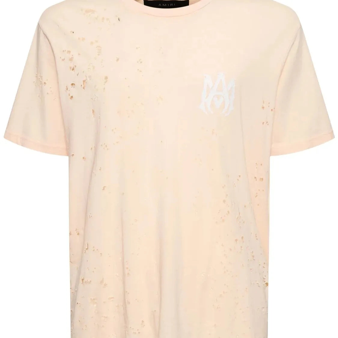 AMIRI MA Logo Shotgun T-Shirt Beige