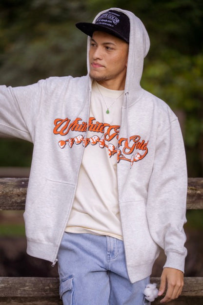 jone(s) White Gold "Delta" Oatmeal Full Zip Hoody