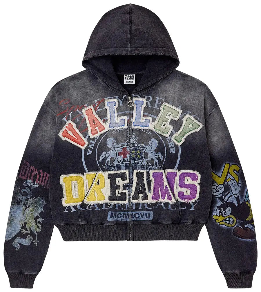 Vale Forever Wonderland Zip Up Black