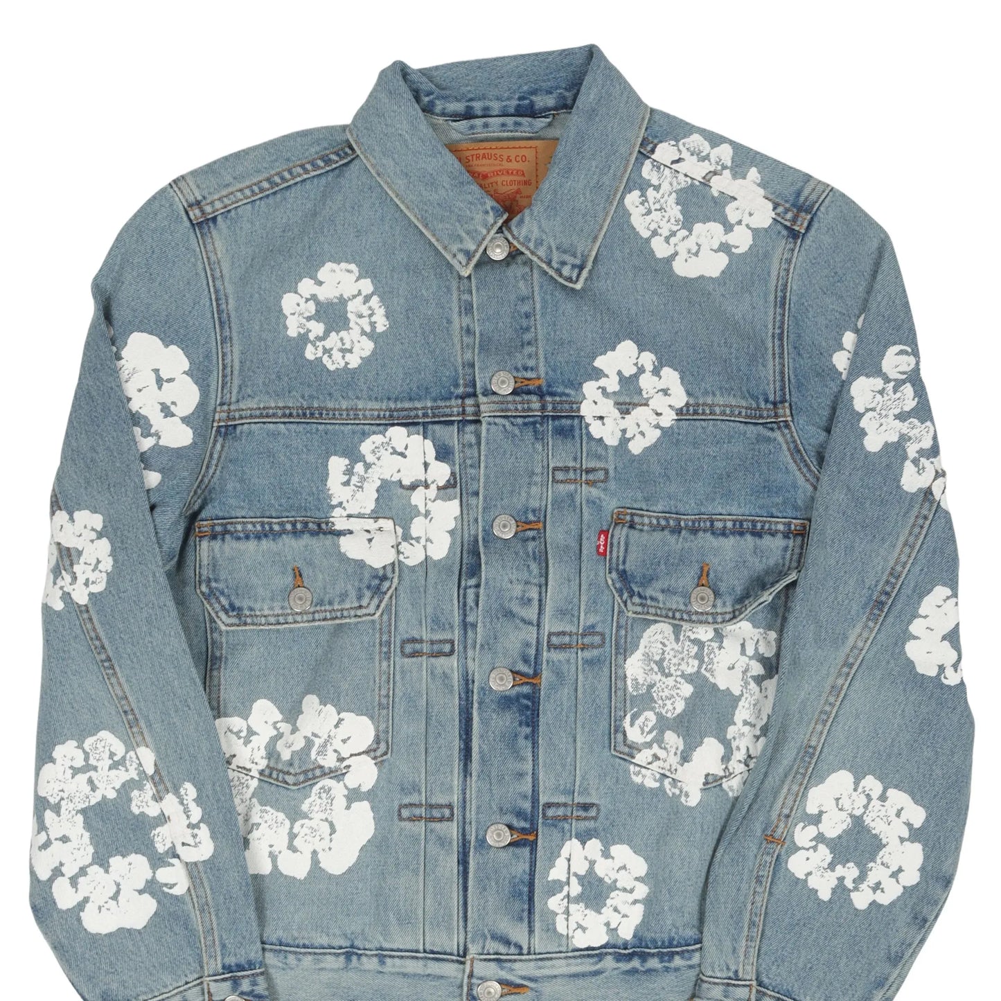 Denim Tears Levi's Cotton Wreath Denim Jacket