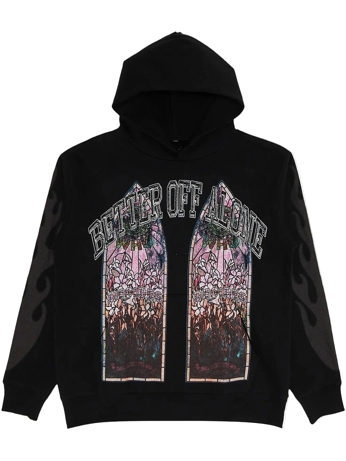 Who Decides War x A Boogie Wit Da Hoodie Better Off Alone "BLACK" hoodie XL
