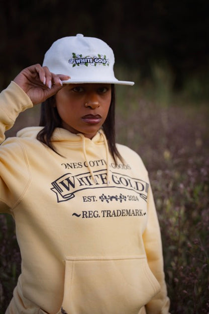 jone(s) White Gold Cotton Goods Hoody Light Yellow