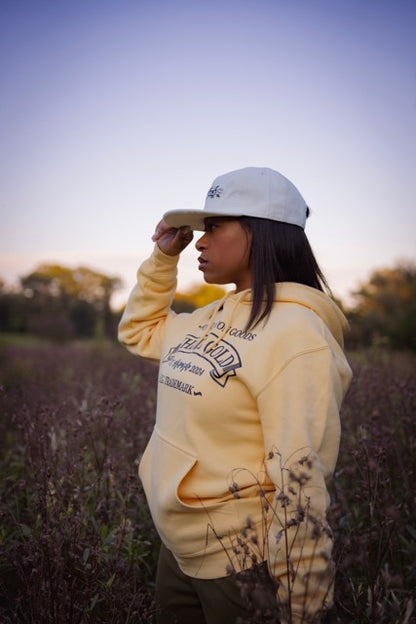 jone(s) White Gold Cotton Goods Hoody Light Yellow