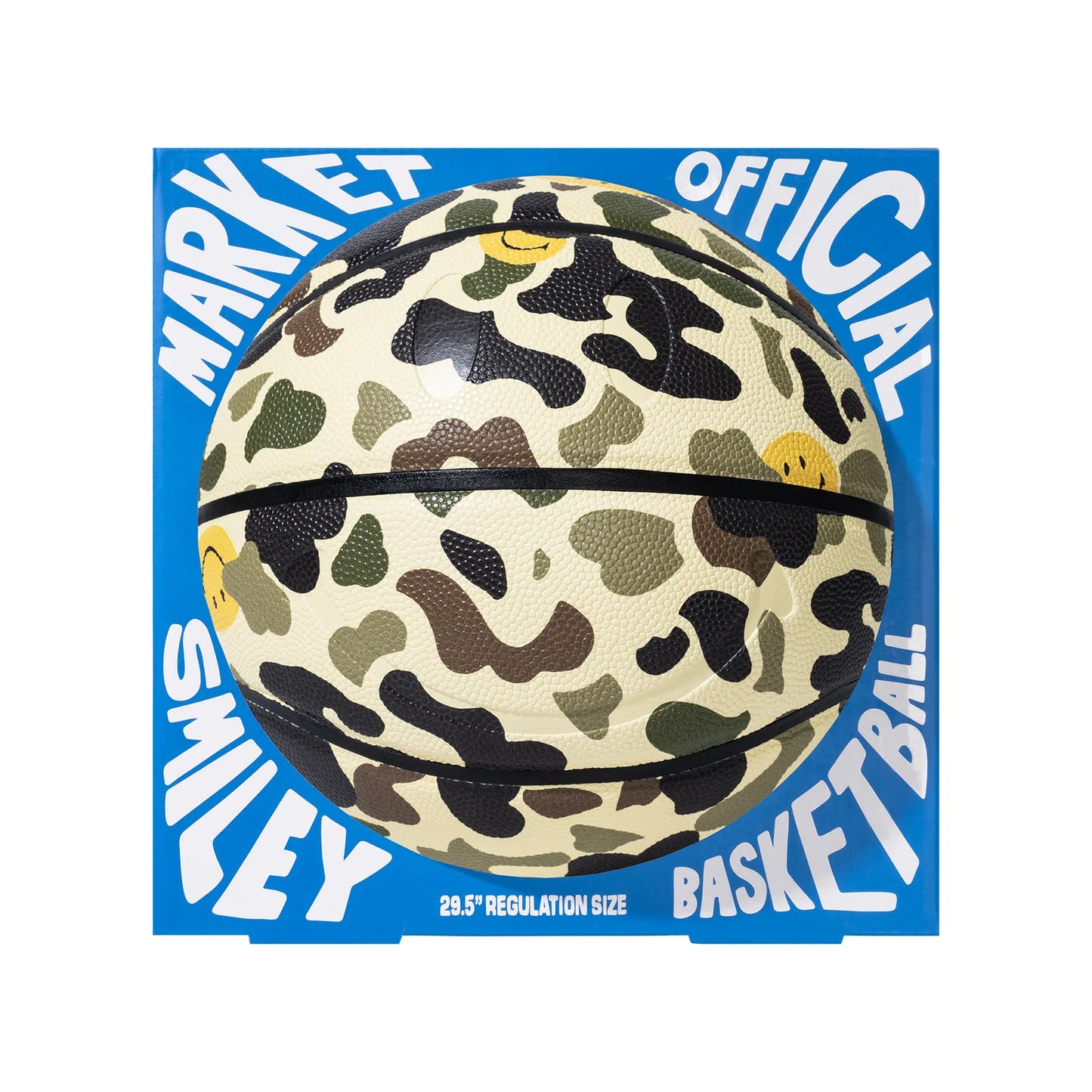 MARKET SMILEY CAMO BASKETBALL