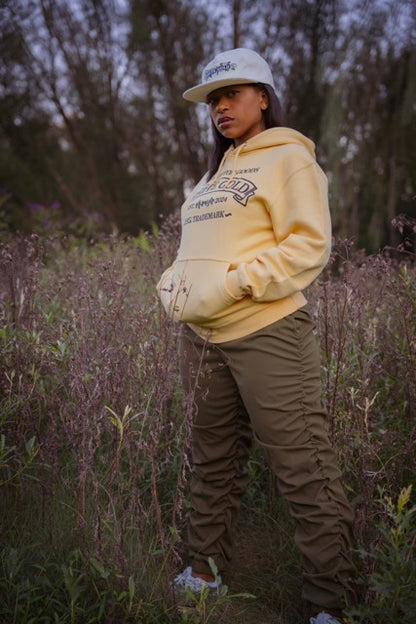 jone(s) White Gold Cotton Goods Hoody Light Yellow