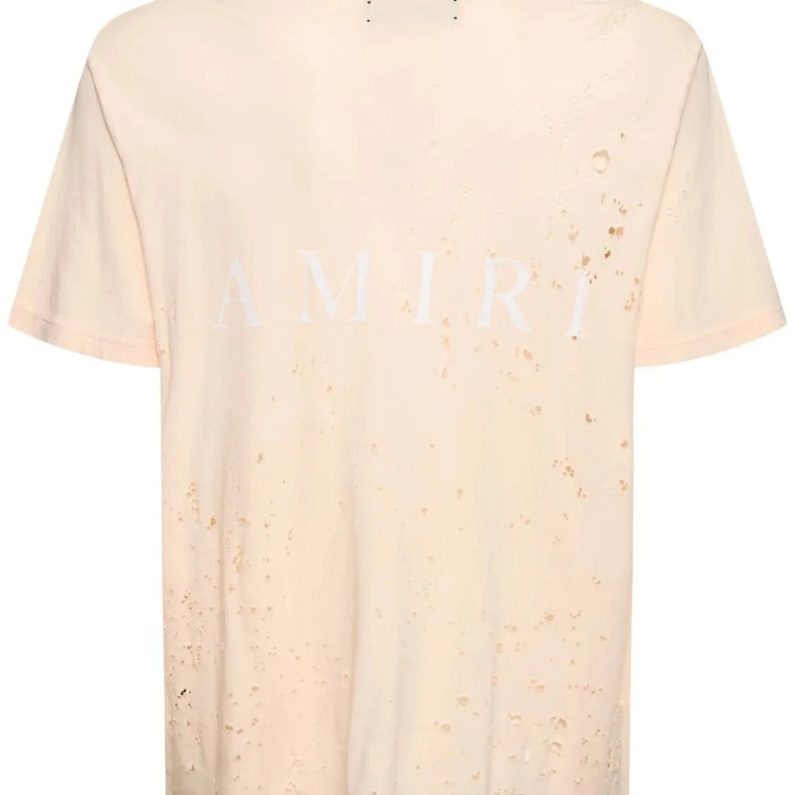 AMIRI MA Logo Shotgun T-Shirt Beige