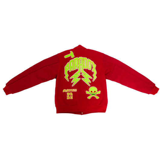 PARADOX OLD VARSITY JACKET LIGHTNING ARC LOGO