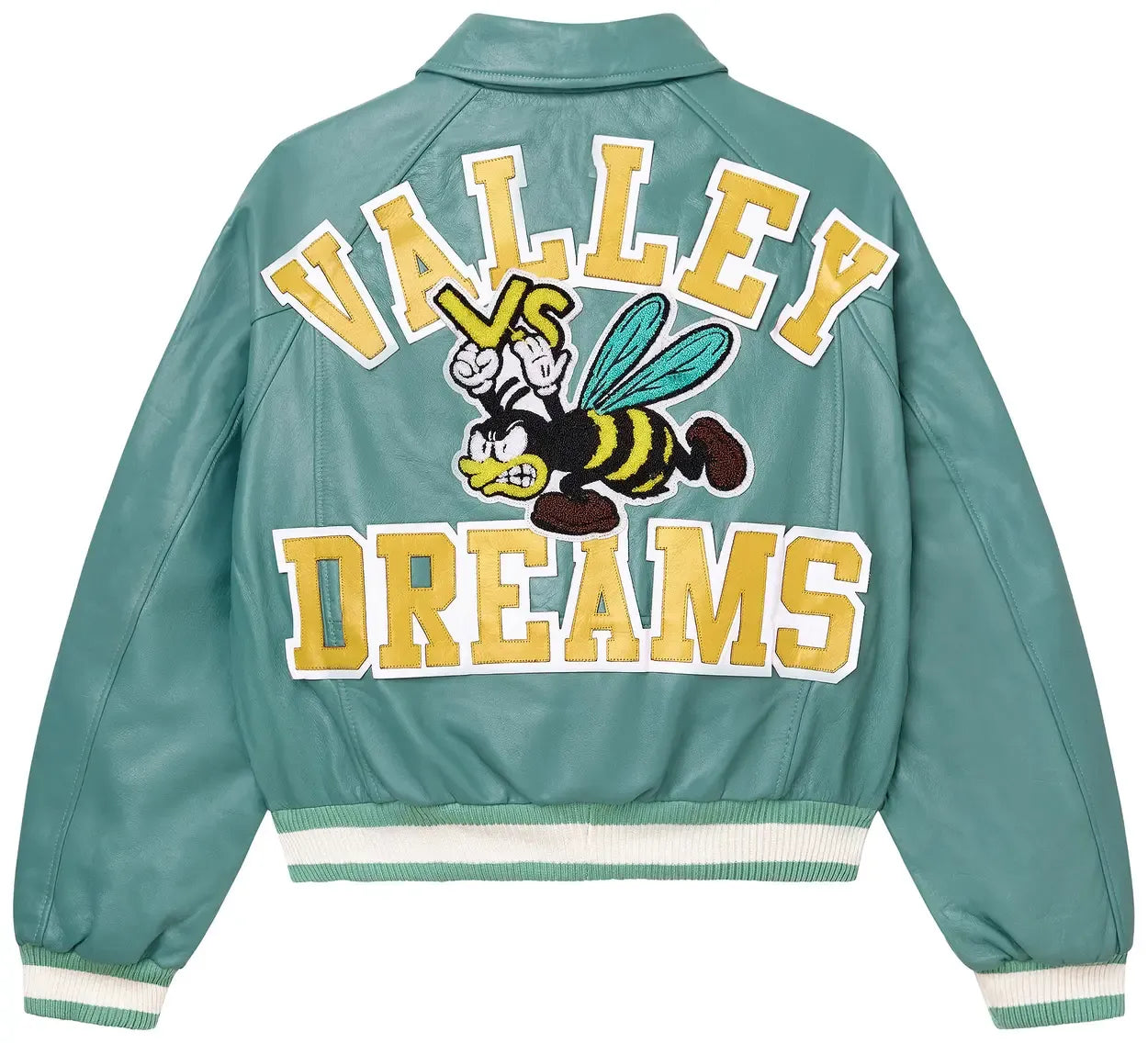VALE MASCOT BOMBER JACKET AQUA Large