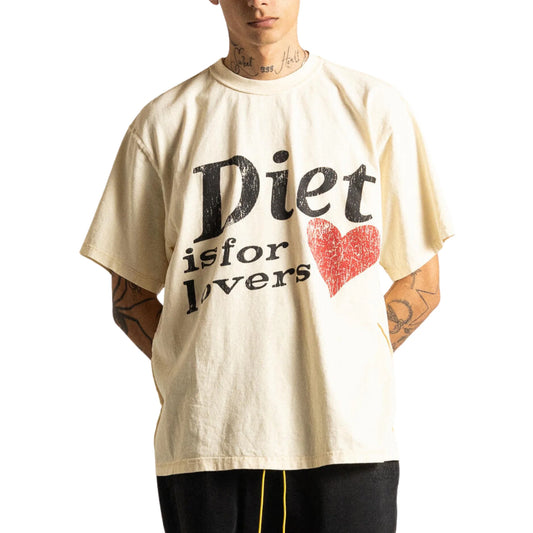 Diet Starts Monday Lovers Tee Antique White