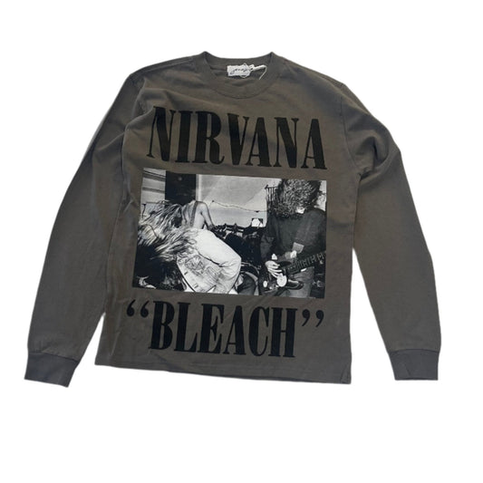 jone(s) Nirvana Boxy Faded Long Sleeve Tee Grey