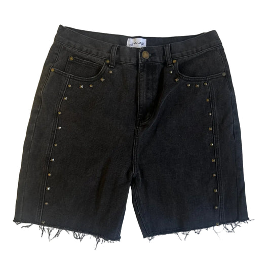 jone(s) Goin' Down Studded Denim Short Black