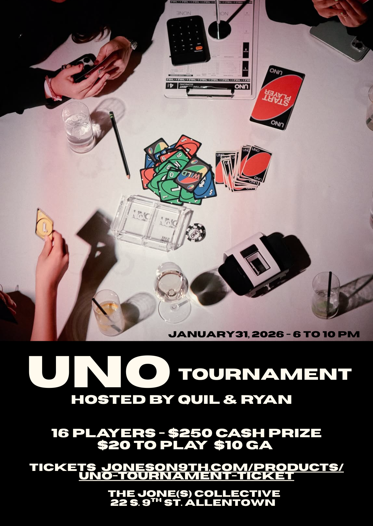 Uno Tournament Ticket