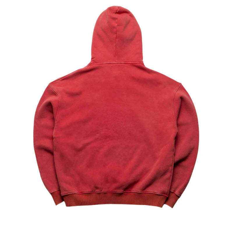 Diet Starts Monday Chainstitch Hoodie Red