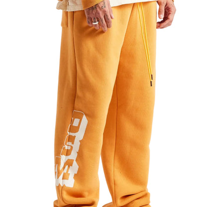 DIET STARTS MONDAY Star Sweatpants Yellow