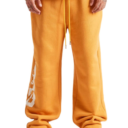 DIET STARTS MONDAY Star Sweatpants Yellow